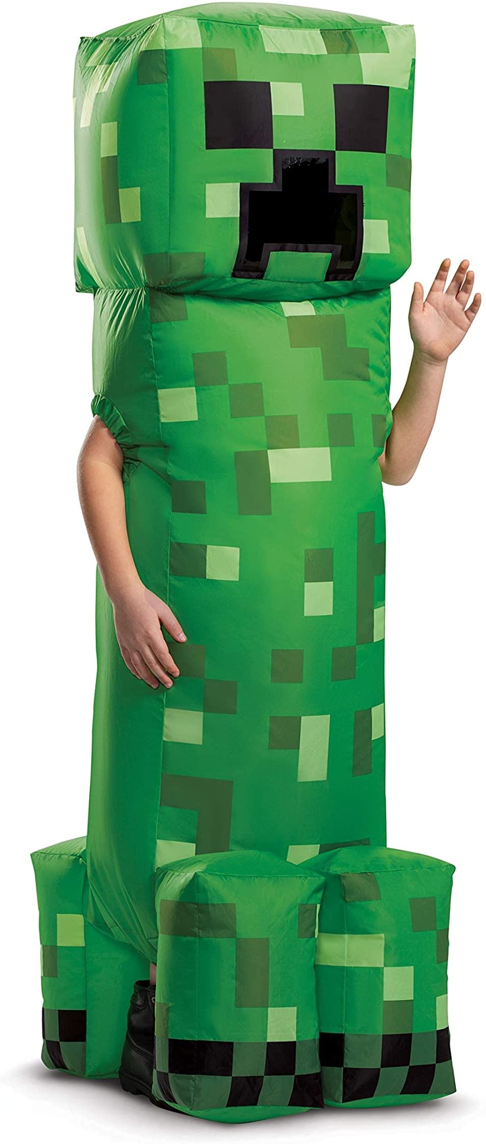 Minecraft Inflatable Creeper Child Costume